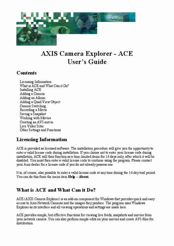 axis international marketing Camcorder ACE-page_pdf